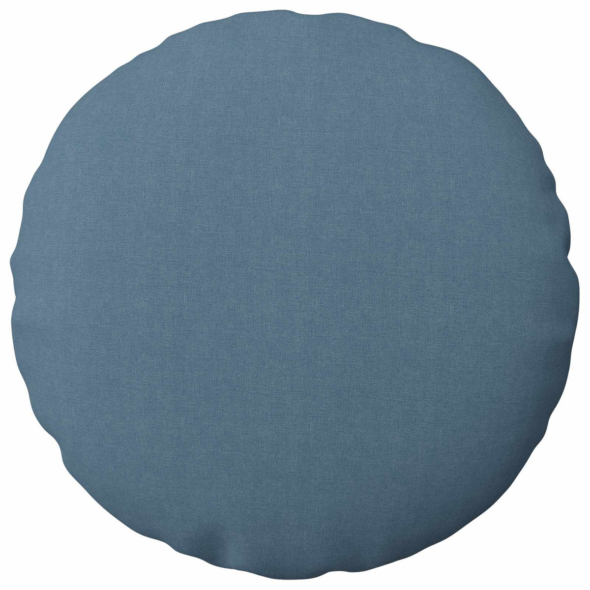 Cushion Cover 2 pcs HEERLEN Jeans Blue Ø 40 cm Fabric