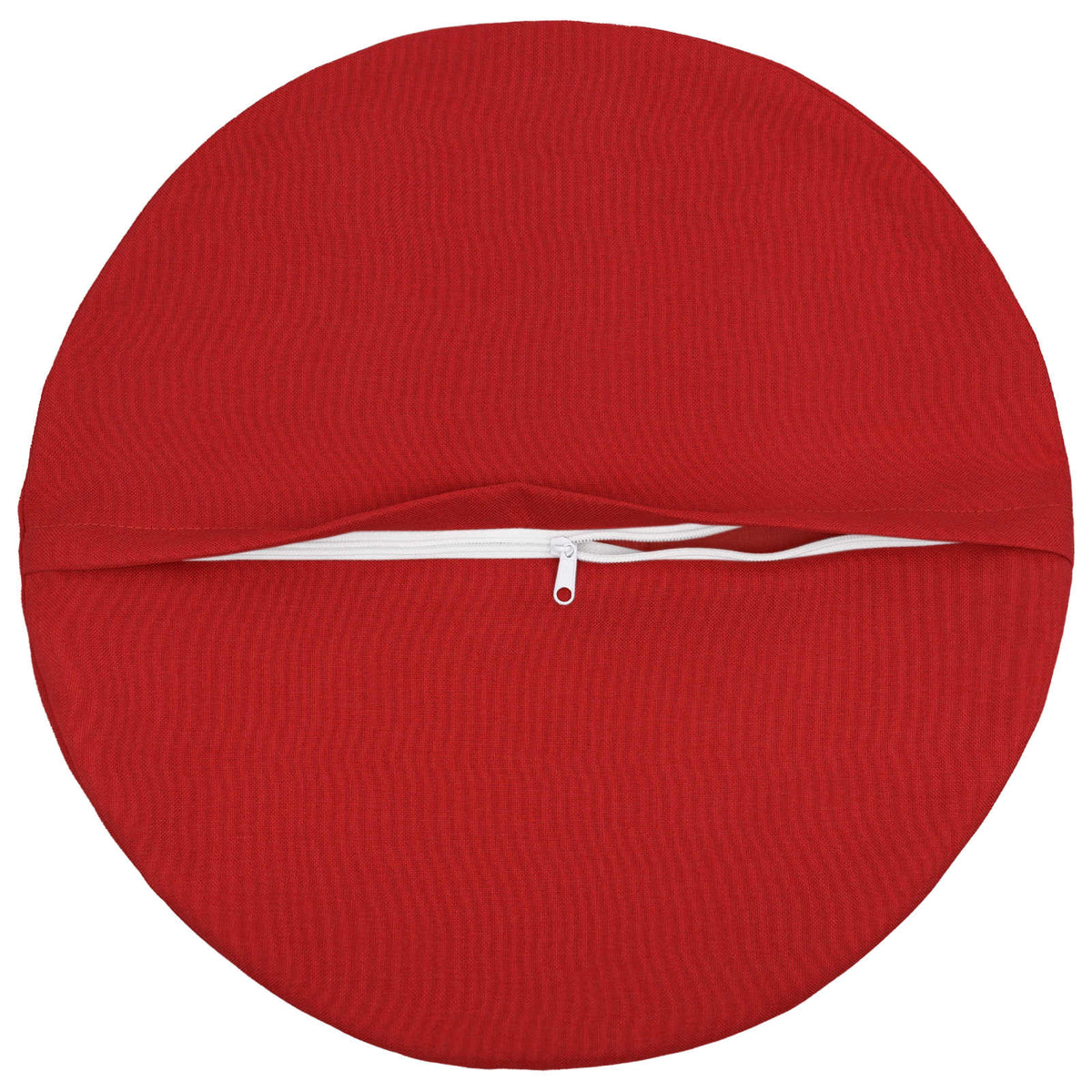 Cushion Cover 2 pcs HEERLEN Red Ø 40 cm Fabric
