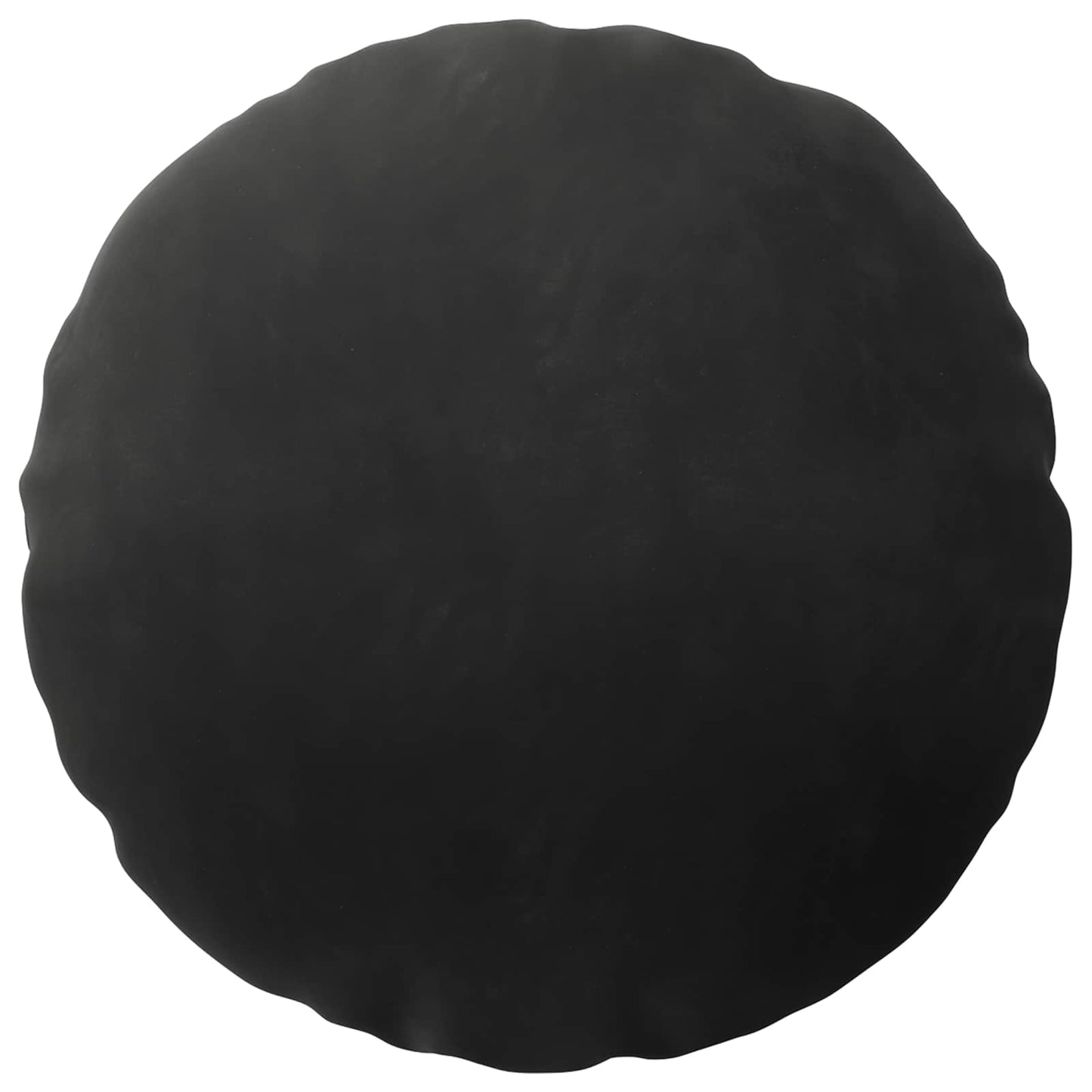 Cushion Cover 2 pcs HEERLEN Black Ø 40 cm Velvet