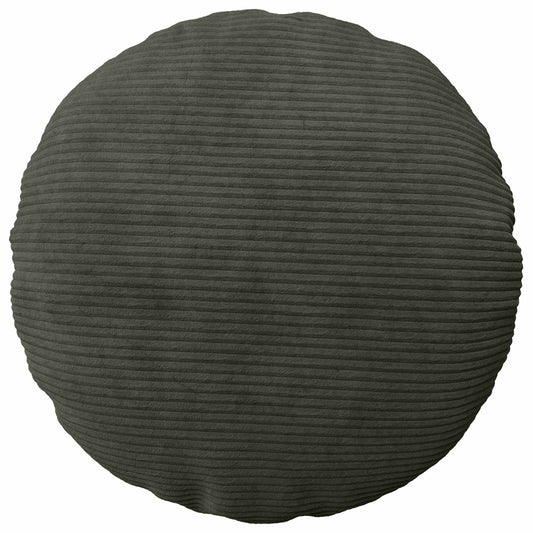 Cushion Cover 6 pcs HEERLEN Anthracite Ø 40 cm Corduroy