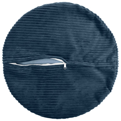 Cushion Cover 2 pcs HEERLEN Navy Blue Ø 40 cm Corduroy