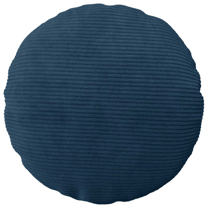 Cushion Cover 6 pcs HEERLEN Navy Blue Ø 40 cm Corduroy