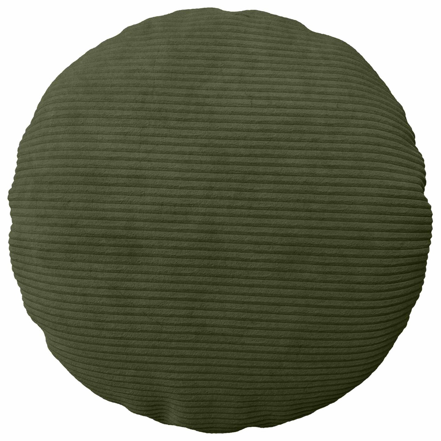 Cushion Cover 2 pcs HEERLEN Green Ø 40 cm Corduroy