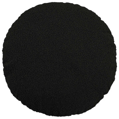 Cushion Cover 2 pcs HEERLEN Black Ø 40 cm Bouclé