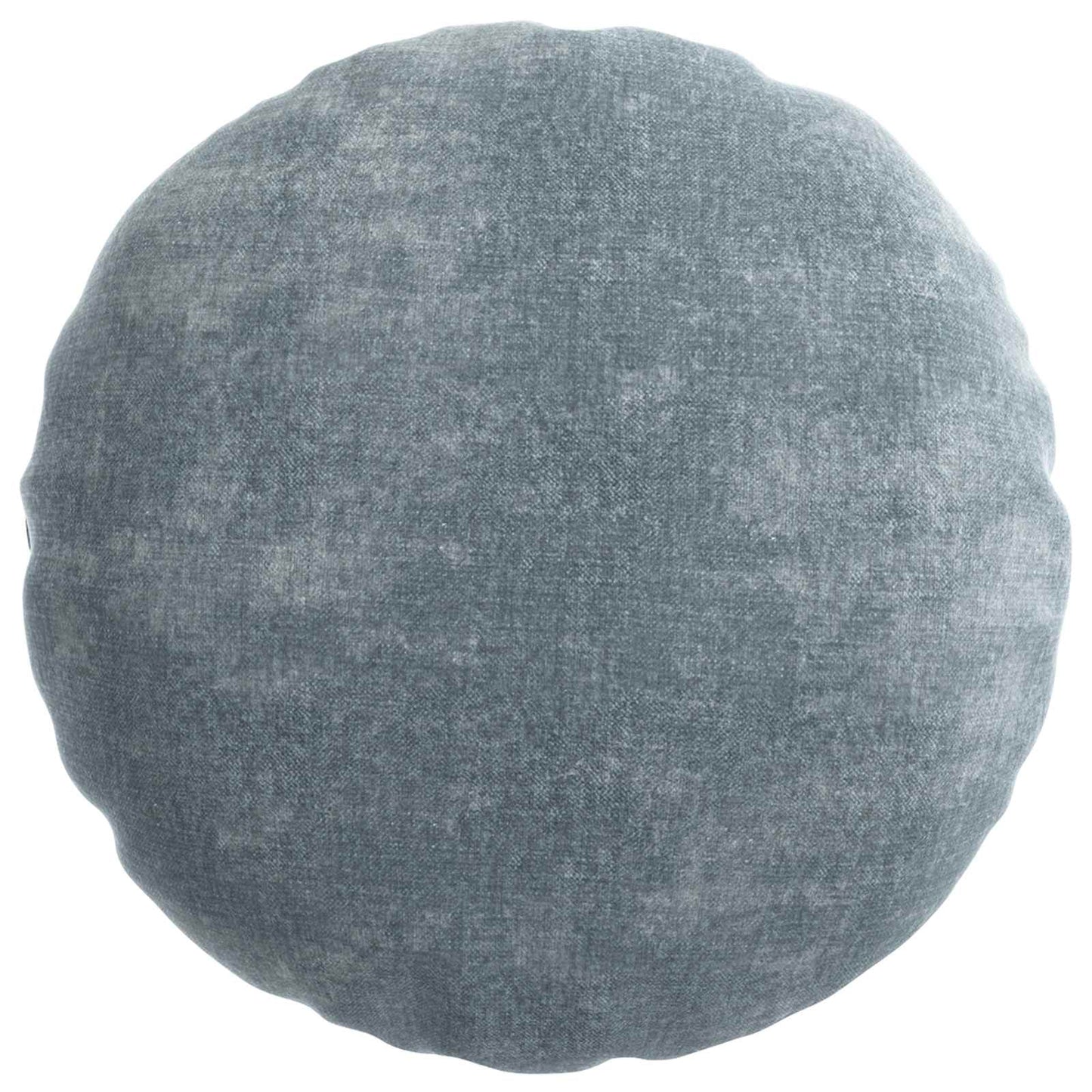 Cushion Cover 2 pcs HEERLEN Light Blue Ø 40 cm Chenille Fabric