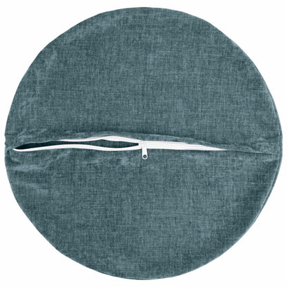 Cushion Cover 6 pcs HEERLEN Blue Ø 40 cm Chenille Fabric
