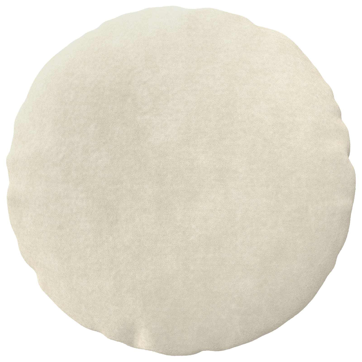 Cushion Cover 6 pcs HEERLEN Cream Ø 40 cm Microfiber Fleece