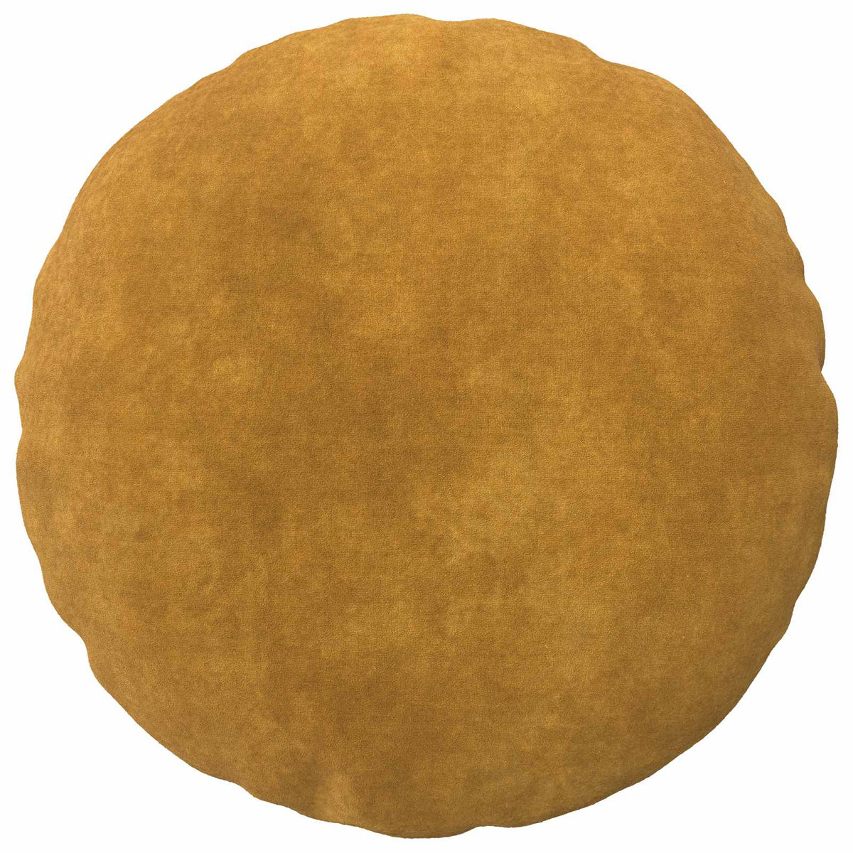 Cushion Cover 6 pcs HEERLEN Yellow Ø 40 cm Microfiber Fleece