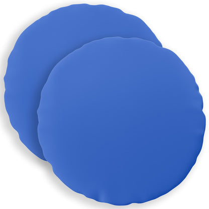 Cushion Cover 2 pcs HEERLEN Royal Blue Ø 40 cm Polyester