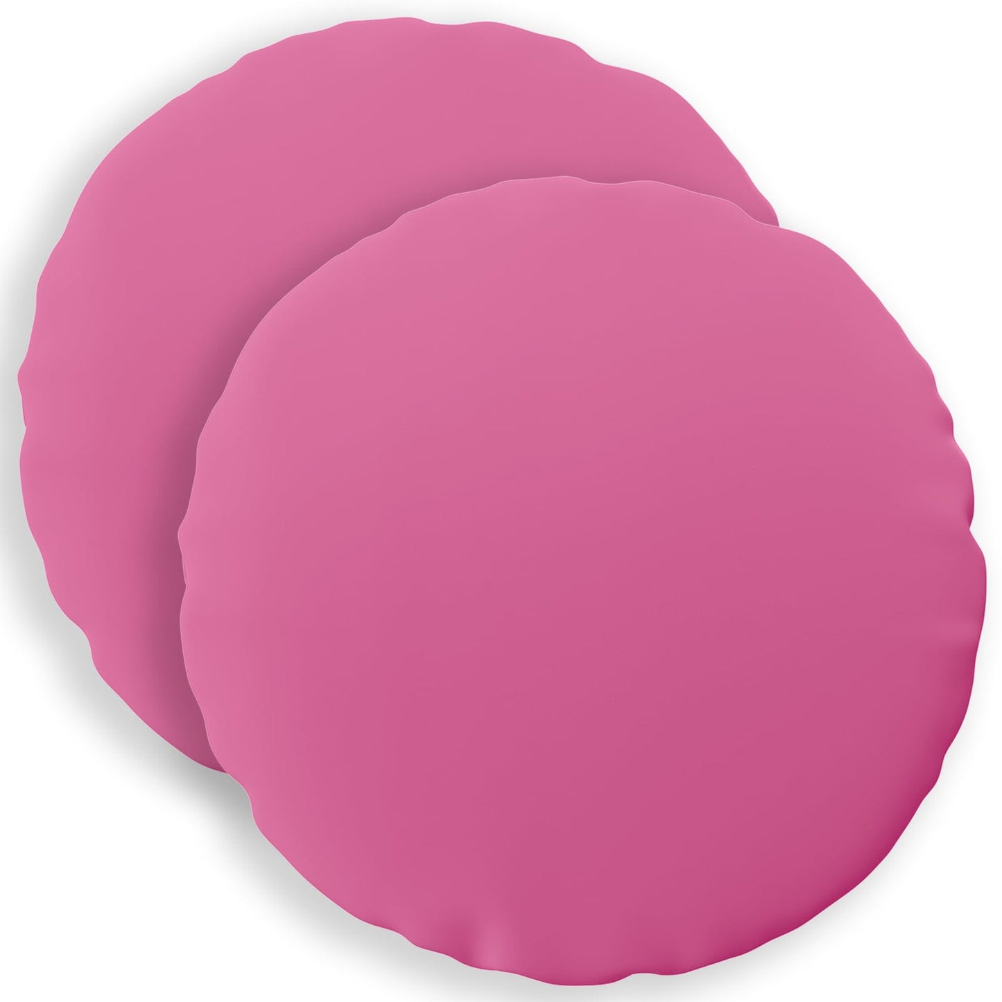 Cushion Cover 2 pcs HEERLEN Pink Ø 40 cm Polyester