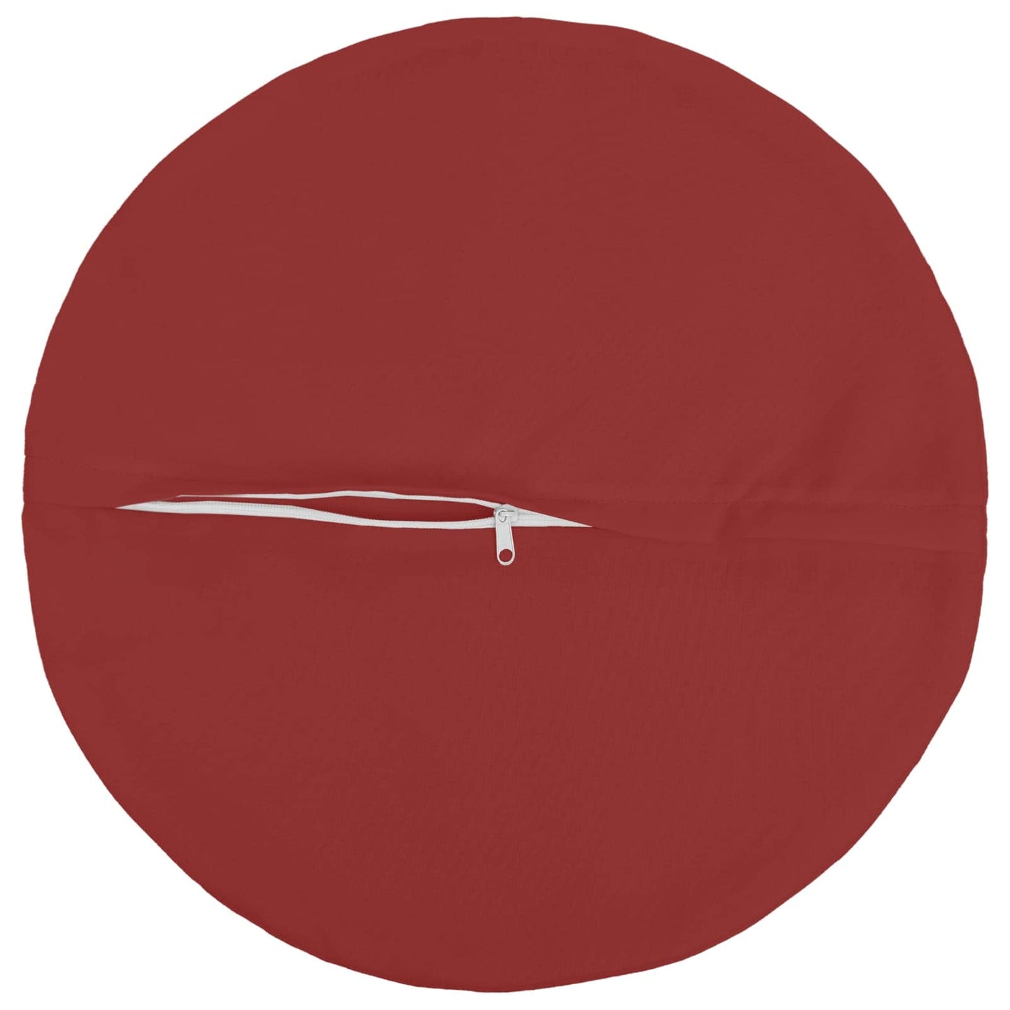 Cushion Cover 2 pcs HEERLEN Wine Red Ø 40 cm Polyester