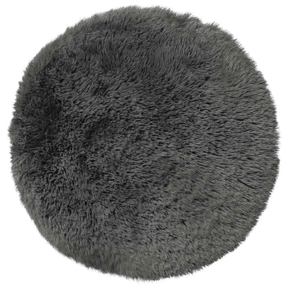 Cushion Cover 2 pcs HEERLEN Light Grey Ø 40 cm PV Fleece