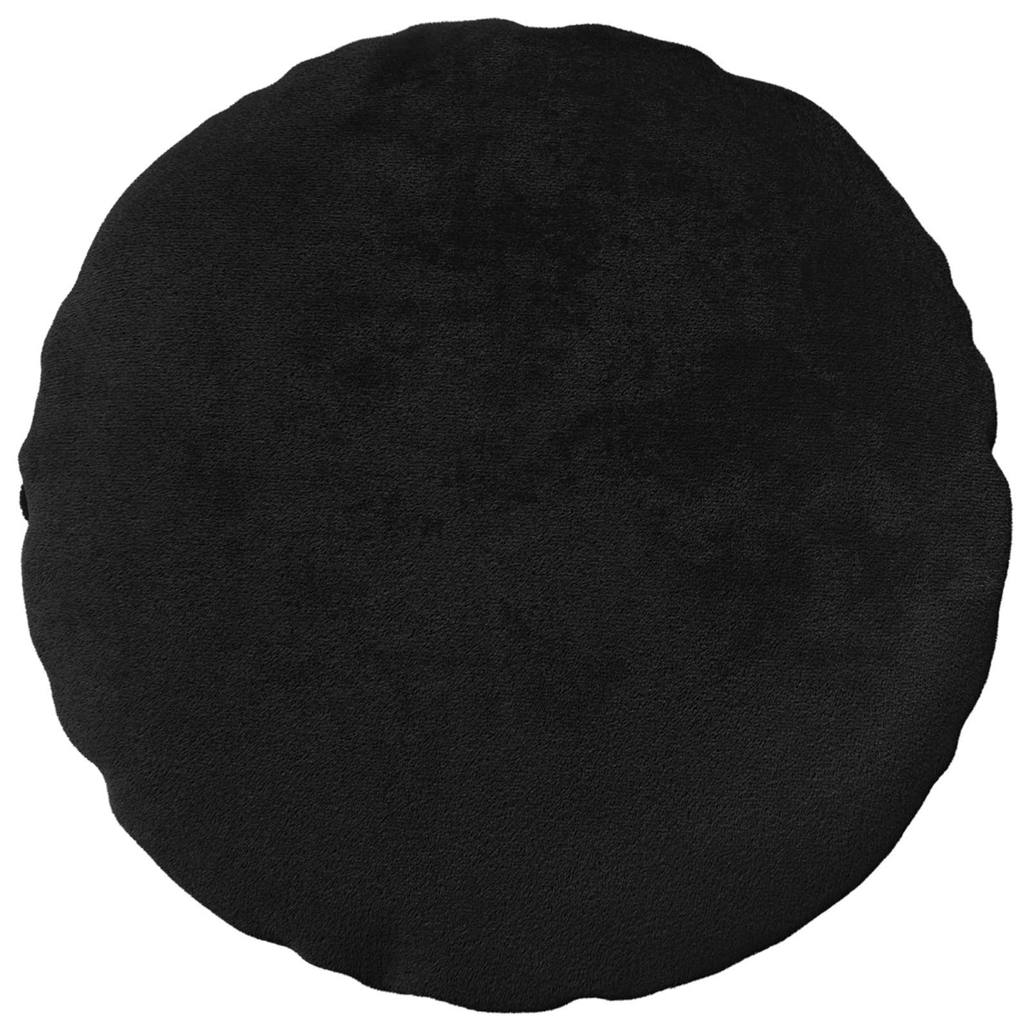 Cushion Cover 6 pcs HEERLEN Black Ø 40 cm Flannel