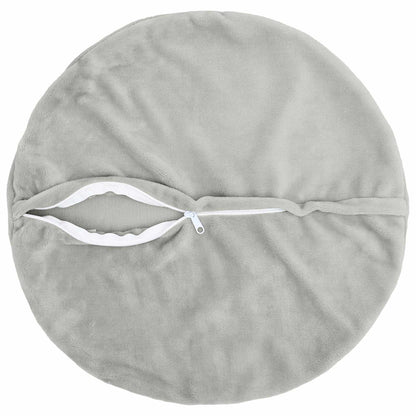 Cushion Cover 2 pcs HEERLEN Light Grey Ø 40 cm Flannel