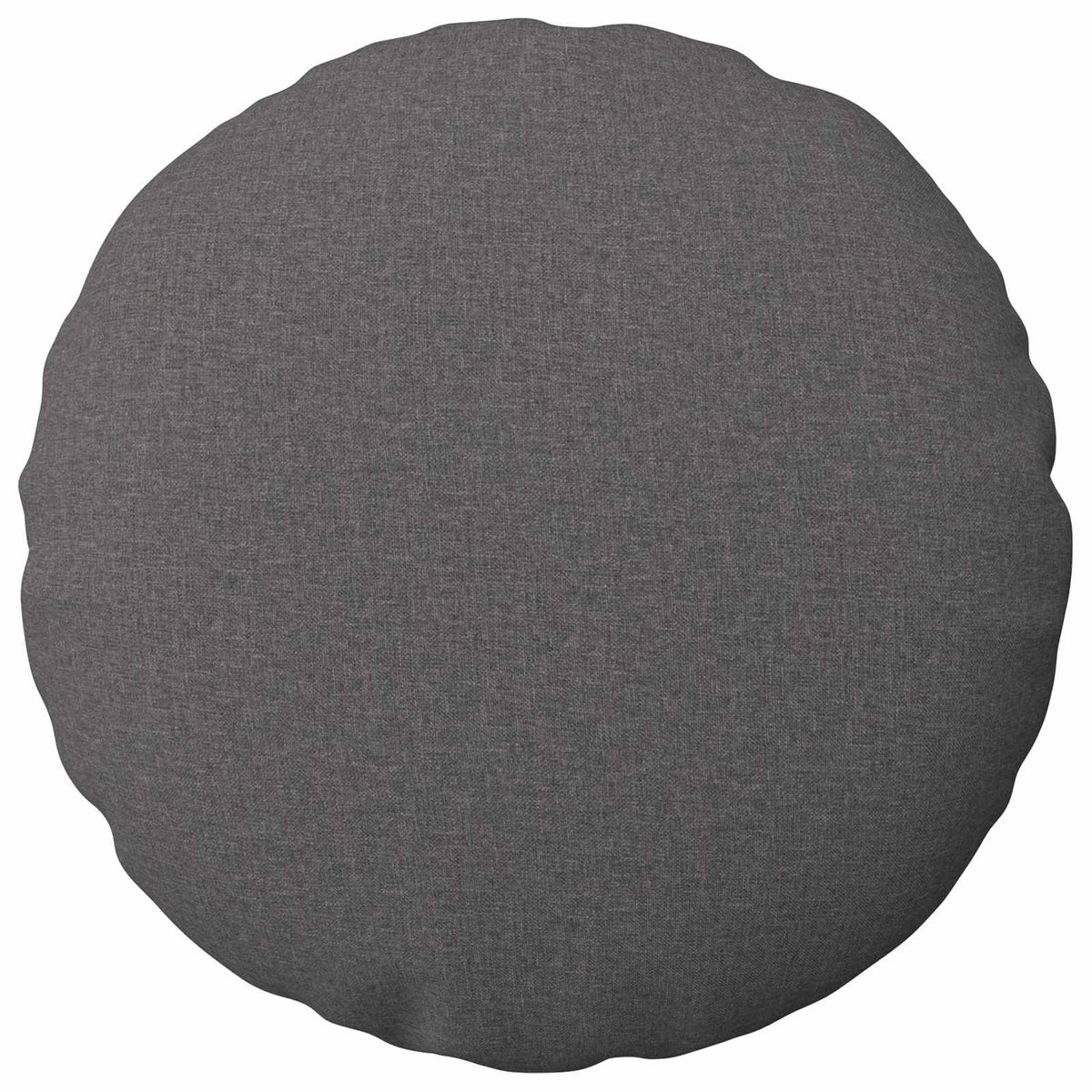 Cushion Cover 6 pcs HEERLEN Light Grey Ø 50 cm Fabric