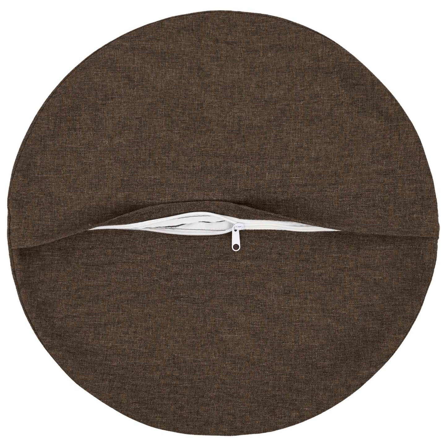 Cushion Cover 6 pcs HEERLEN Taupe Ø 50 cm Fabric