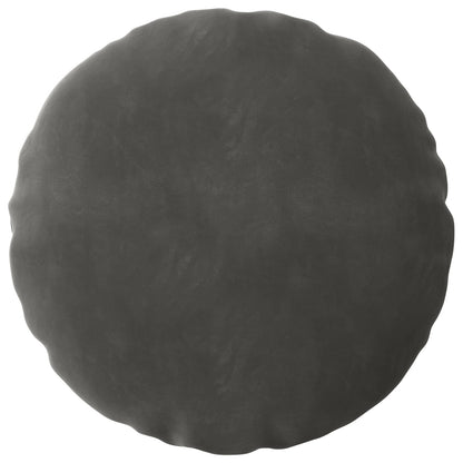 Cushion Cover 2 pcs HEERLEN Dark Grey Ø 50 cm Velvet