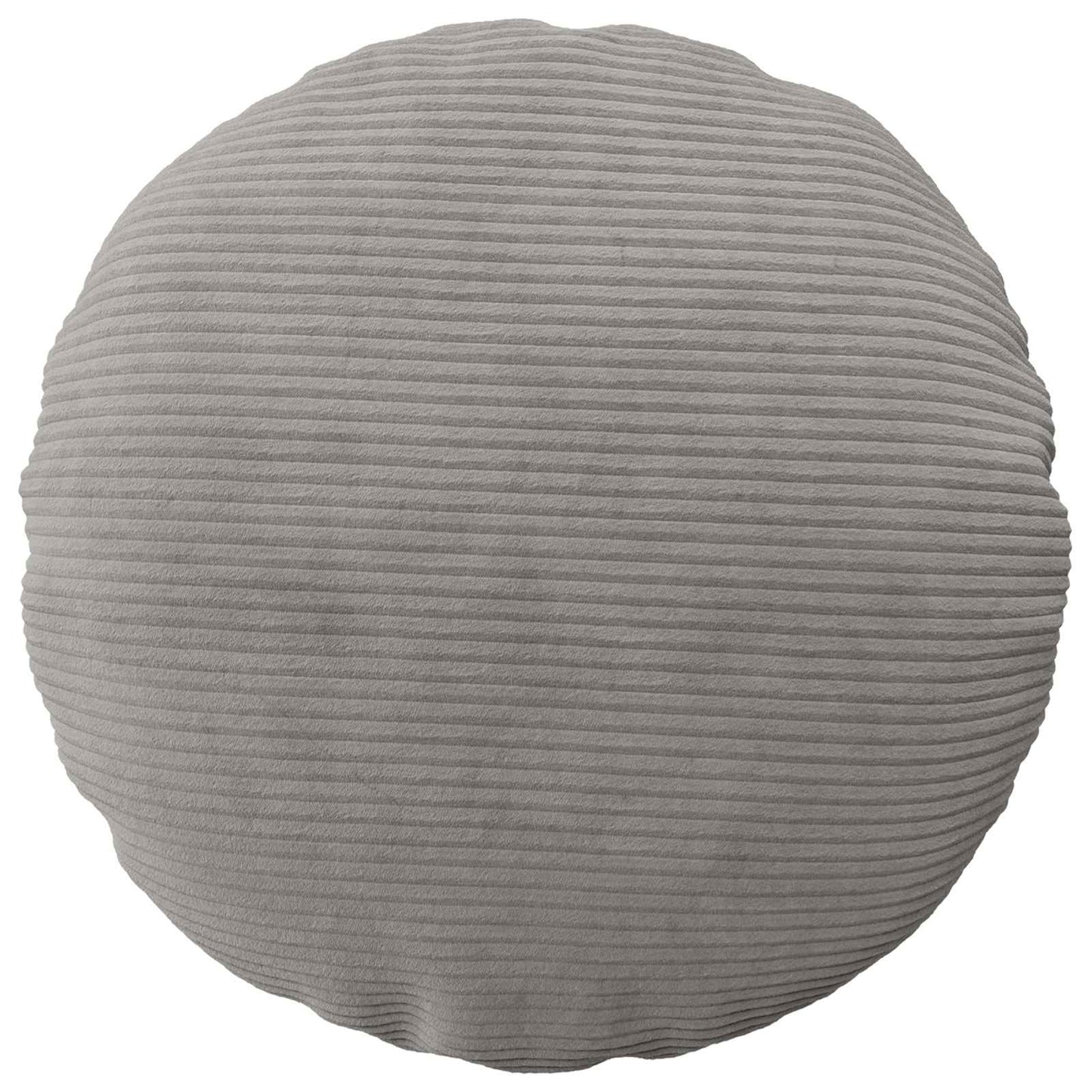 Cushion Cover 6 pcs HEERLEN Light Grey Ø 50 cm Corduroy