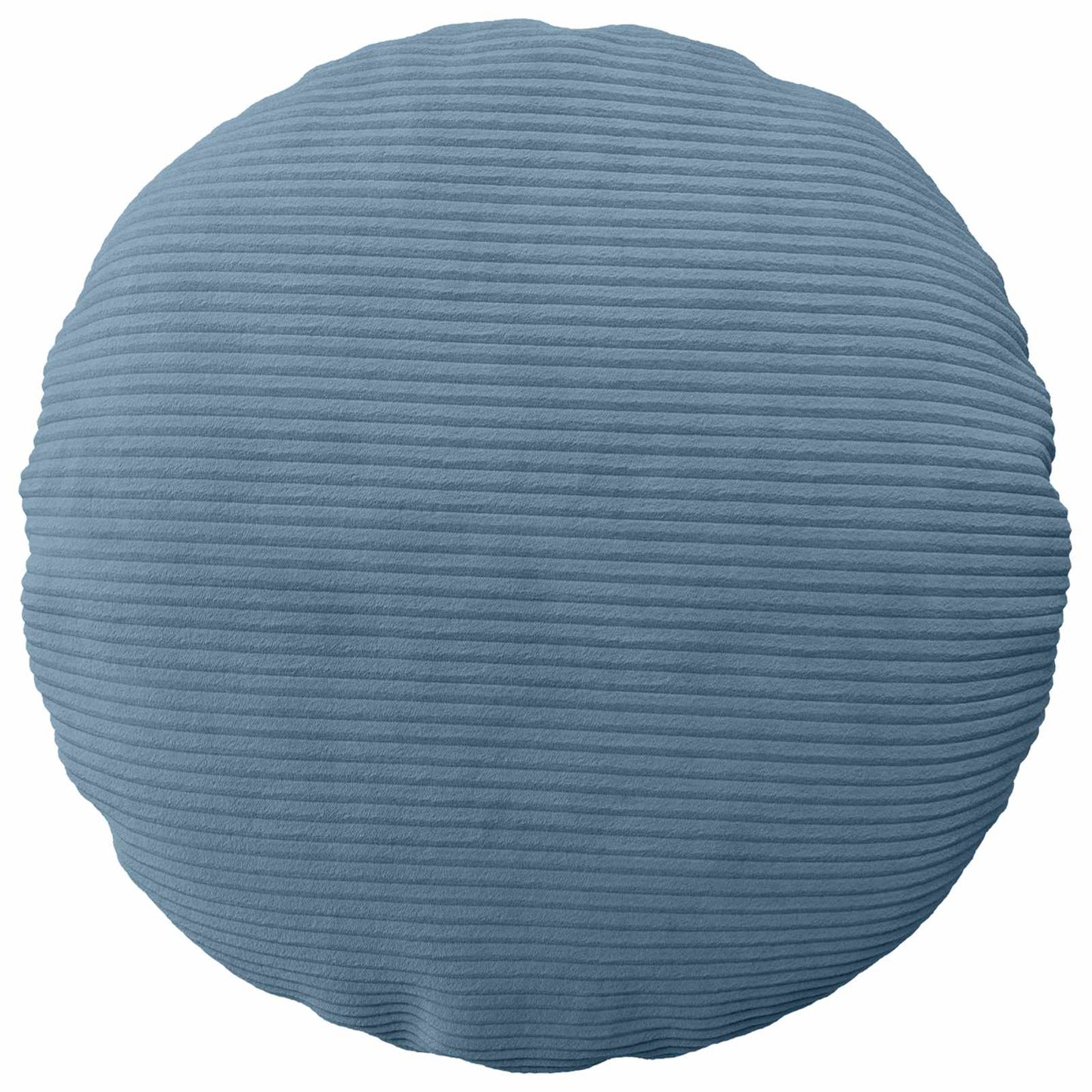 Cushion Cover 2 pcs HEERLEN Blue Ø 50 cm Corduroy
