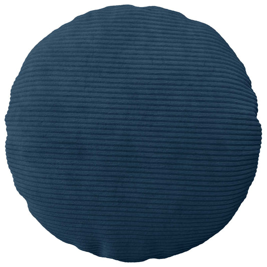 Cushion Cover 6 pcs HEERLEN Navy Blue Ø 50 cm Corduroy