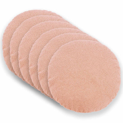 Cushion Cover 6 pcs HEERLEN Pink Ø 50 cm Bouclé