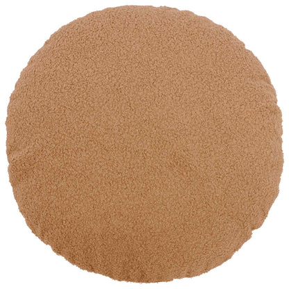 Cushion Cover 2 pcs HEERLEN Beige Ø 50 cm Bouclé