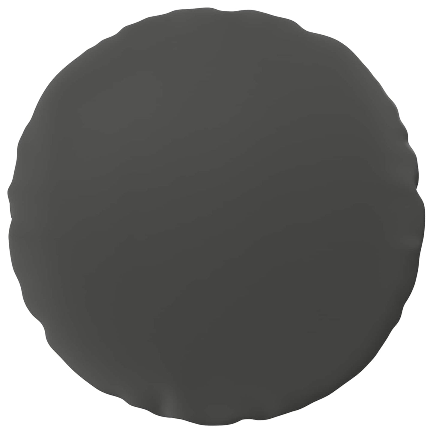 Cushion Cover 2 pcs HEERLEN Anthracite Ø 50 cm Polyester