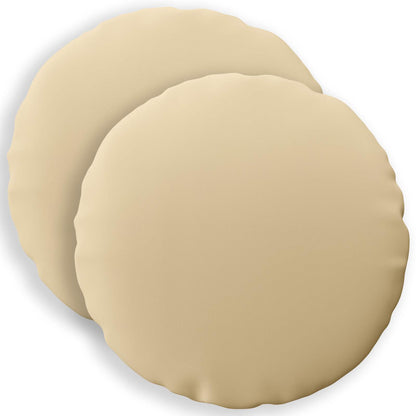 Cushion Cover 2 pcs HEERLEN Beige Ø 50 cm Polyester
