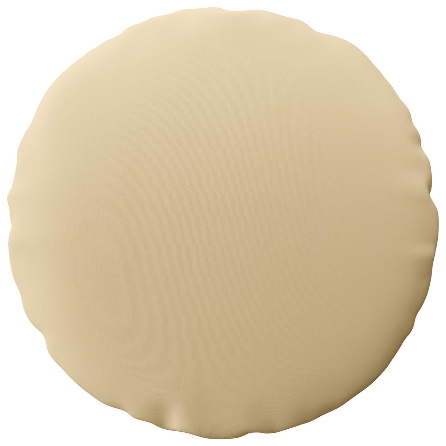Cushion Cover 6 pcs HEERLEN Beige Ø 50 cm Polyester