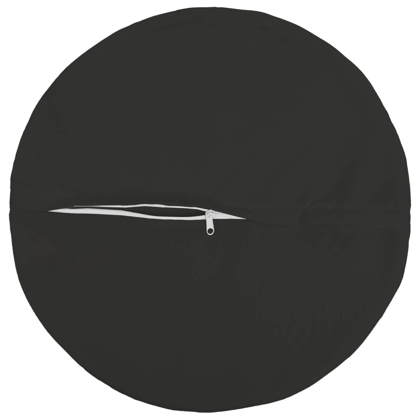 Cushion Cover 2 pcs HEERLEN Black Ø 50 cm Polyester
