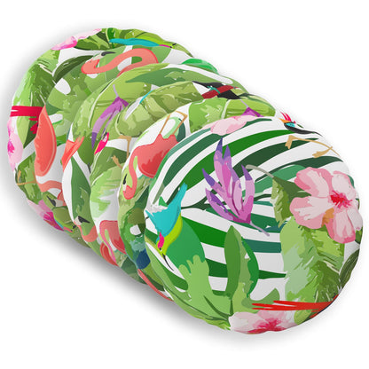 Cushion Cover 6 pcs HEERLEN Multicolour Ø 50 cm Polyester