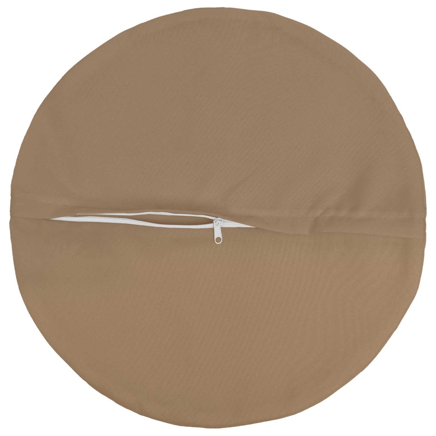 Cushion Cover 6 pcs HEERLEN Taupe Ø 50 cm Polyester