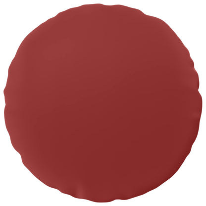 Cushion Cover 2 pcs HEERLEN Wine Red Ø 50 cm Polyester