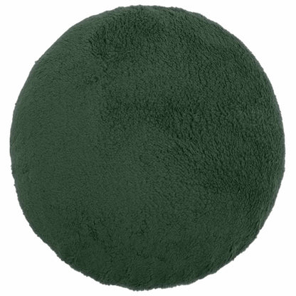 Cushion Cover 6 pcs HEERLEN Dark Green Dia. 50 cm Bouclé