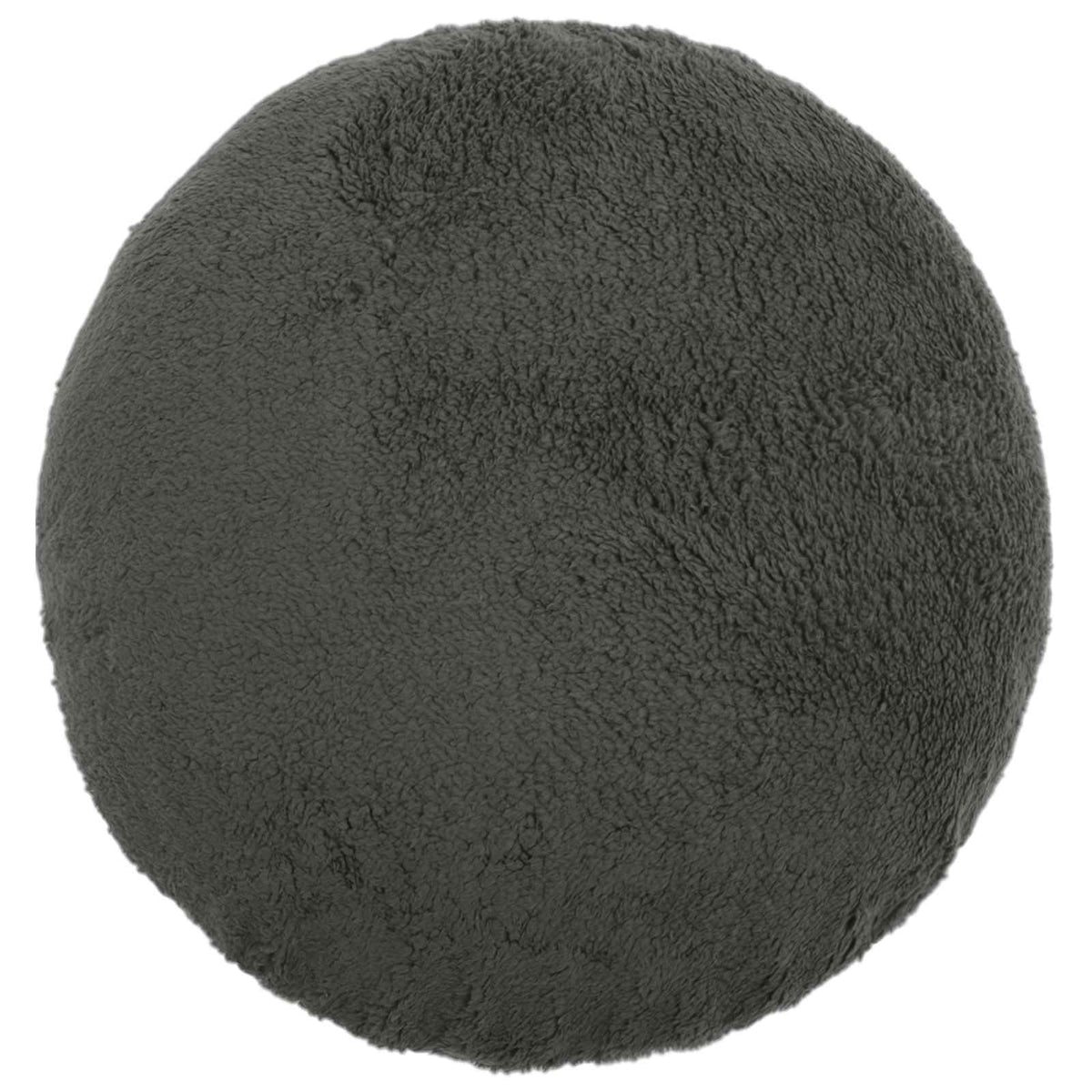 Cushion Cover 6 pcs HEERLEN Dark Grey Dia. 50 cm Bouclé