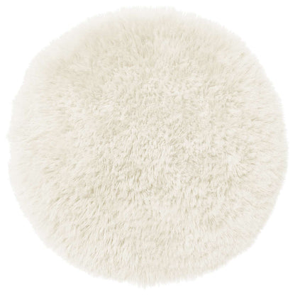 Cushion Cover 6 pcs HEERLEN White Ø 50 cm PV Fleece