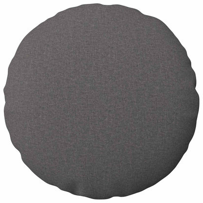 Cushion Cover 2 pcs HEERLEN Light Grey Ø 60 cm Fabric