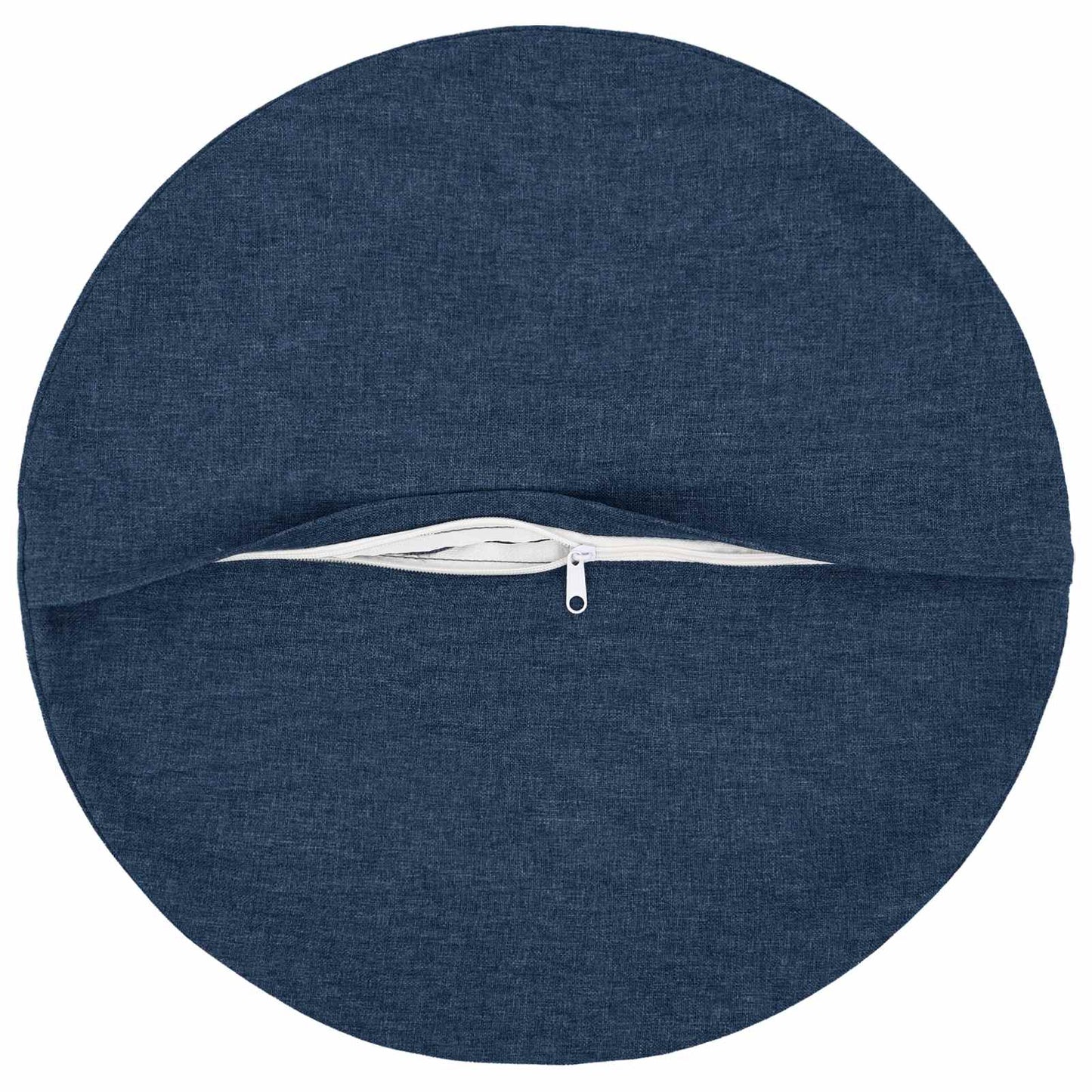 Cushion Cover 6 pcs HEERLEN Blue Ø 60 cm Fabric