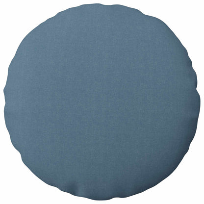Cushion Cover 6 pcs HEERLEN Jeans Blue Ø 60 cm Fabric
