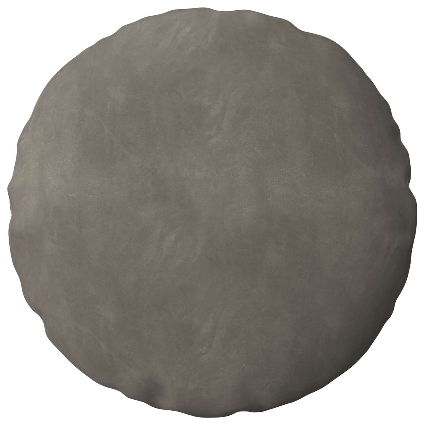 Cushion Cover 6 pcs HEERLEN Light Grey Ø 60 cm Velvet