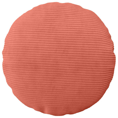 Cushion Cover 6 pcs HEERLEN Red Orange Ø 60 cm Corduroy