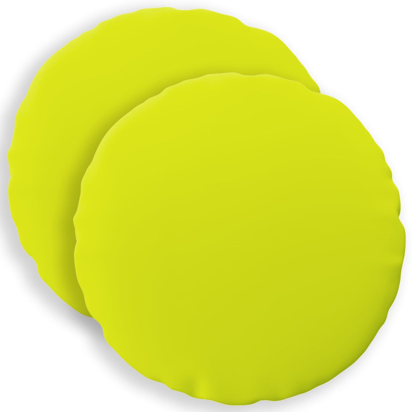 Cushion Cover 2 pcs HEERLEN Bright Green Ø 60 cm Polyester