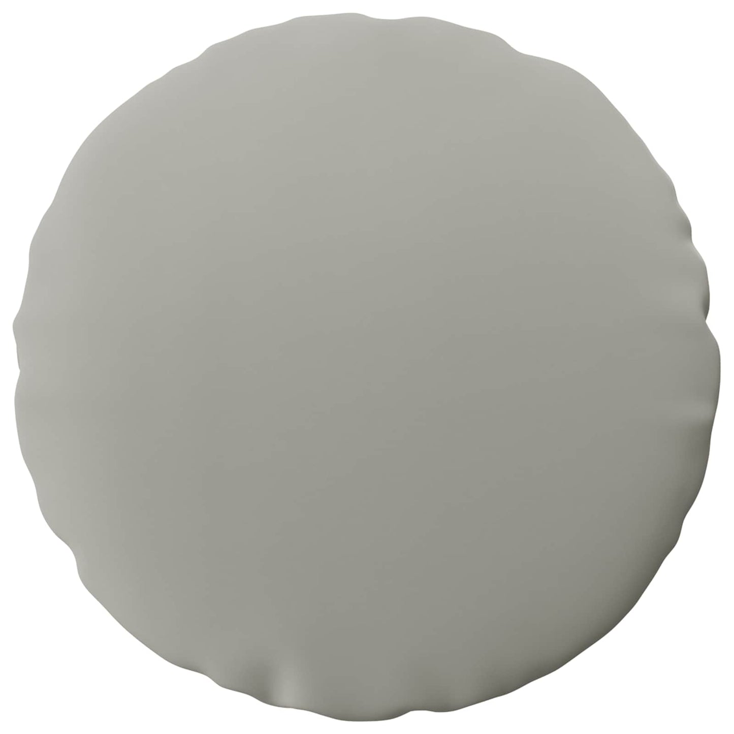 Cushion Cover 2 pcs HEERLEN Grey Ø 60 cm Polyester