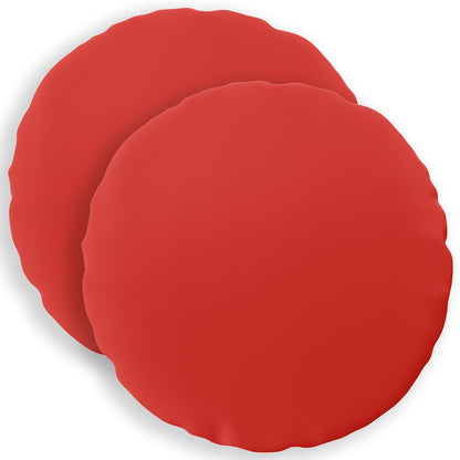 Cushion Cover 2 pcs HEERLEN Red Ø 60 cm Polyester