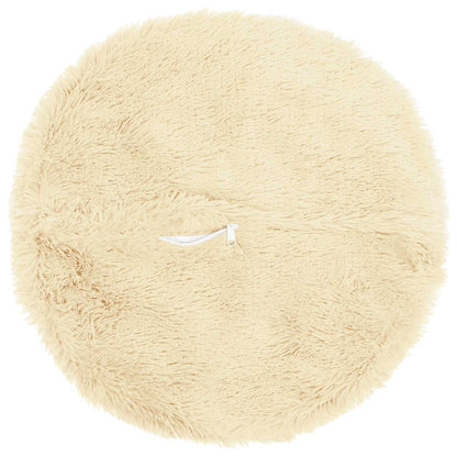 Cushion Cover 6 pcs HEERLEN Cream Ø 60 cm PV Fleece