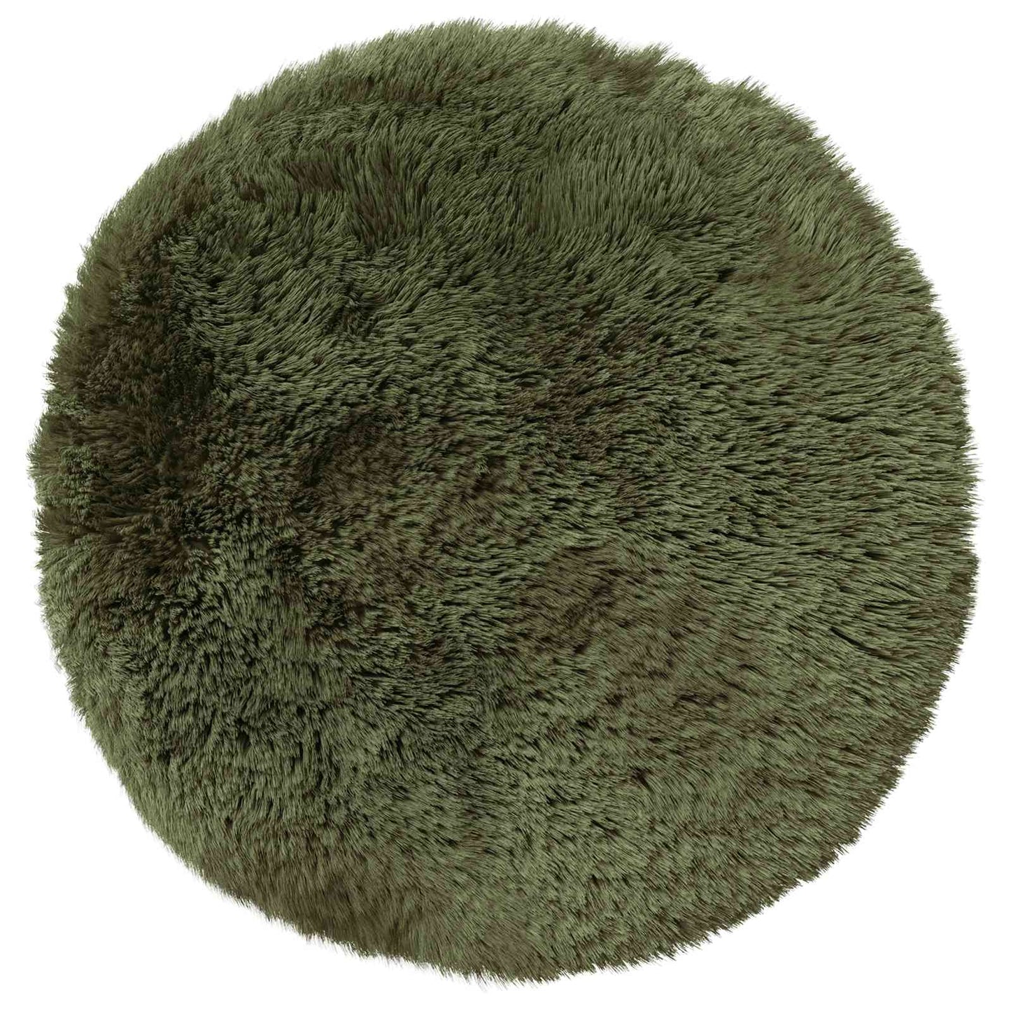Cushion Cover 2 pcs HEERLEN Green Ø 60 cm PV Fleece