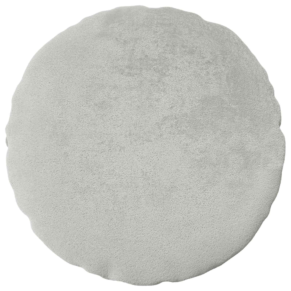 Cushion Cover 2 pcs HEERLEN Light Grey Ø 60 cm Flannel