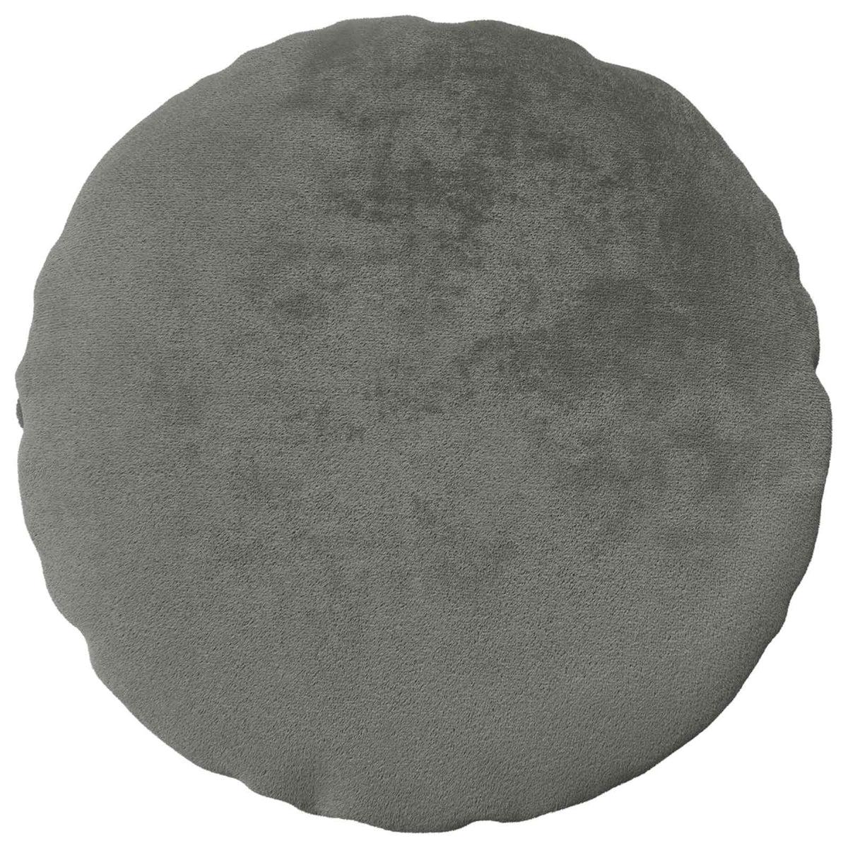 Cushion Cover 2 pcs HEERLEN Dark Grey Ø 60 cm Flannel