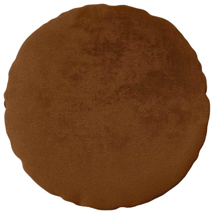 Cushion Cover 2 pcs HEERLEN Light Brown Ø 60 cm Flannel