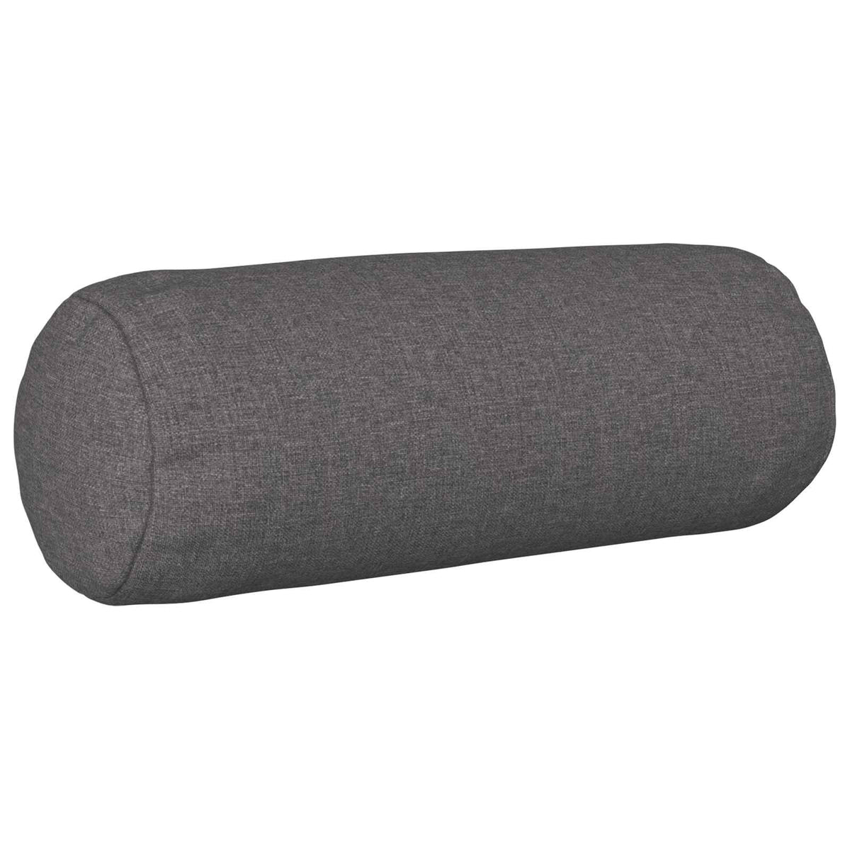 Cushion Cover 6 pcs HEERLEN Light Grey Ø 15 x 40 cm Fabric